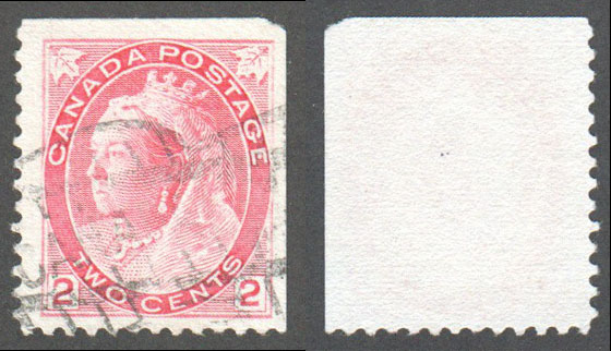 Canada Scott 77bs Used VF (P) - Click Image to Close